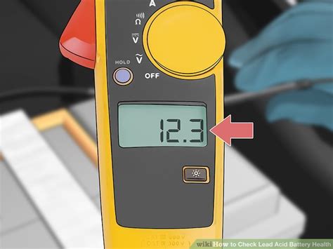 test sealed lead acid battery multimeter|how to check lead acid battery health.